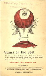 Lininger Implement Co. Postcard