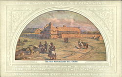 The First Fort Dearborn Built In 1803 Postcard