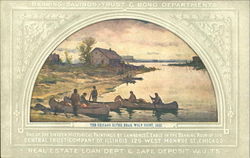 The Chicago River Near Wolf Point Postcard