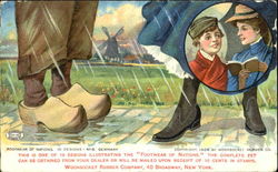 Footwear Of Nations Germany Postcard