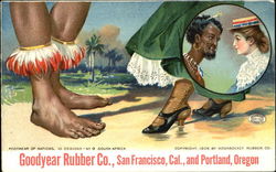 Footwear Of Nations South Africa Advertising Postcard Postcard