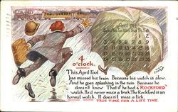 April 1910 Calendars Postcard Postcard