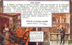 State Savings Bank Postcard