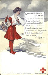 San-Knit-ary Towels Postcard