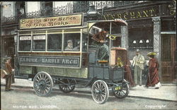 Motor Bus - Star Series of Toy Books Postcard