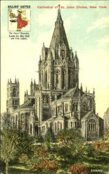 Gillies' Coffee Cathedral Of St. John Divine Postcard