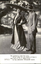 He Wished To Take Her Arm Postcard