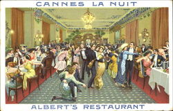 Albert's Restaurant Postcard