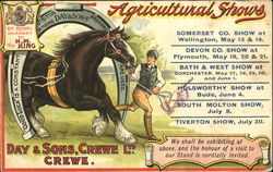 Day & Sons, Crewe Agricultural Shows Postcard