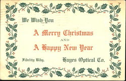Hayes Optical Co. Postcard