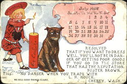The Surprise Calendars Postcard Postcard