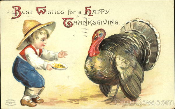 Best Wishes For A Happy Thanksgiving Ellen Clapsaddle