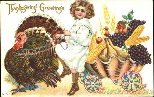 Thanksgiving Greeting Children