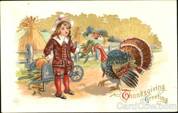 Thanksgiving Greeting Children