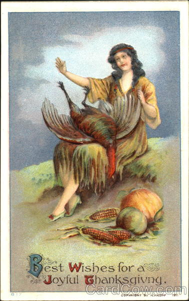 Best Wishes For A Joyful Thanksgiving Indians