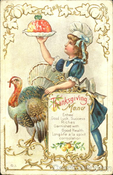 Thanksgiving Menu Children
