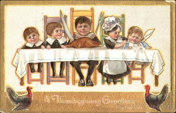 A Thanksgiving Greeting Children