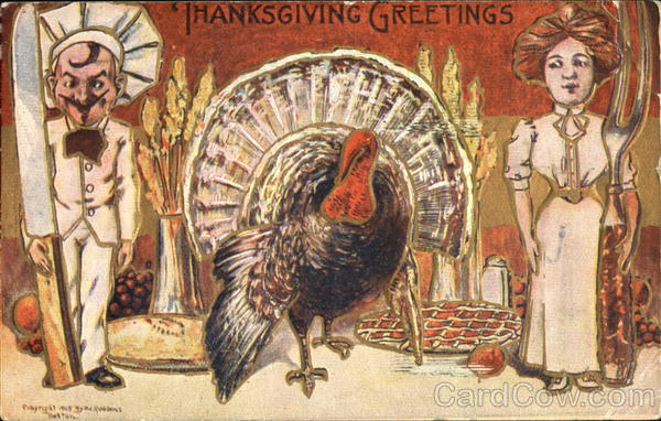 Thanksgiving Greetings Turkeys