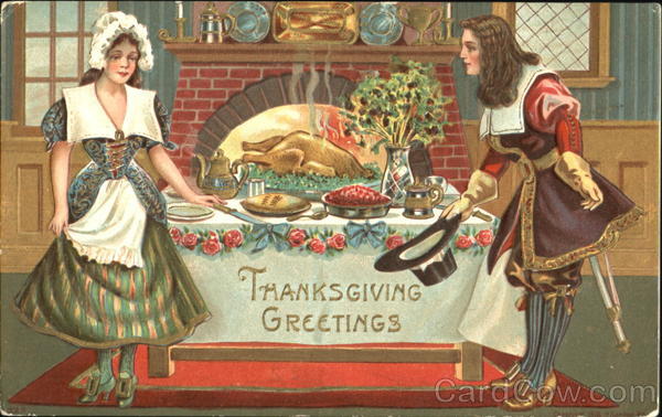 Thanksgiving Greetings Pilgrims