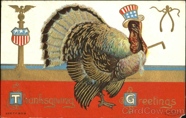 Thanksgiving Greetings Turkeys