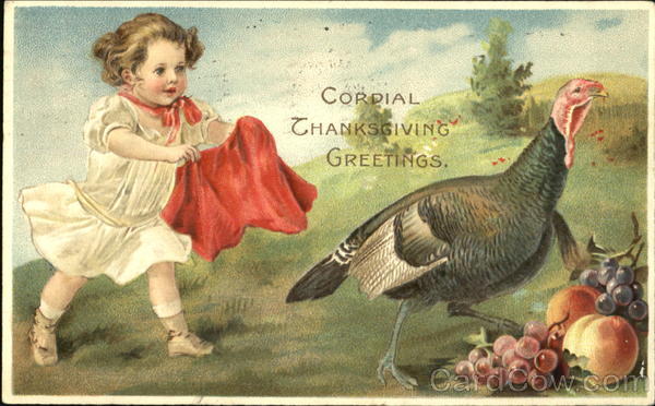 Cordial Thanksgiving Greetings Children