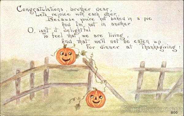 Jack-o-Lanterns on Fence