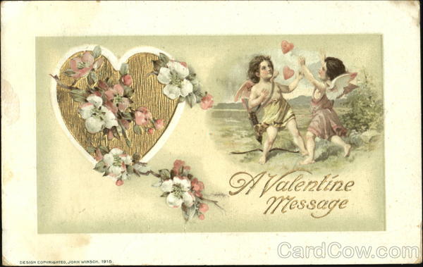 Valentine Message Cupid