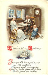 Thanksgiving Greetings Postcard