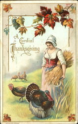 A Cordial Thanksgiving Postcard