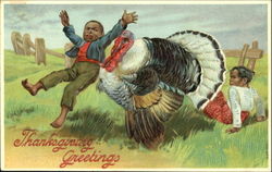 Thanksgiving Greetings Postcard