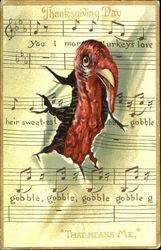 Thanksgiving Day Postcard