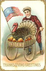 Thanksgiving Greetings Postcard