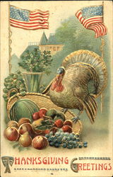 Thanksgiving Greetings Postcard