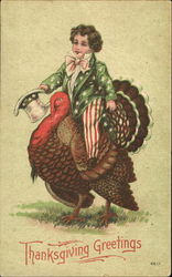 Thanksgiving Greetings Postcard