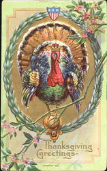 Thanksgiving Greetings Postcard