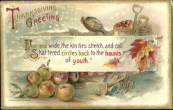 Thanksgiving Greetings Postcard