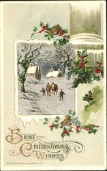 Best Christmas Wishes Postcard