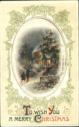 To Wish You A Merry Christmas Postcard Postcard