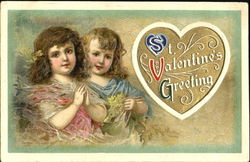 St. Valentine's Greeting Postcard
