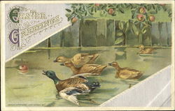 Easter Greetings Postcard