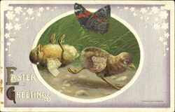 Easter Greetings Postcard