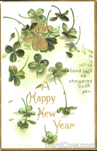 A Happy New Year Ellen Clapsaddle New Year's