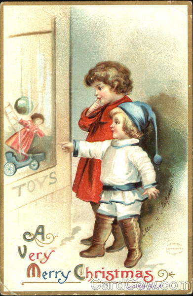 A Very Merry Christmas Ellen Clapsaddle Children