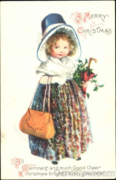 A Merry Christmas Ellen Clapsaddle Children