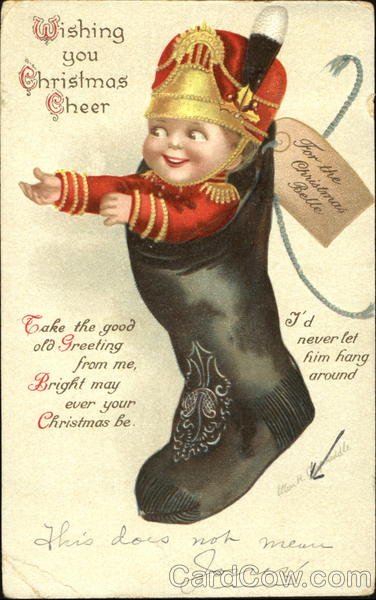 Wish You A Christmas Cheer Ellen Clapsaddle Children