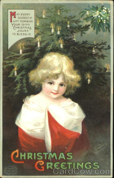 Christmas Greetings Ellen Clapsaddle Children
