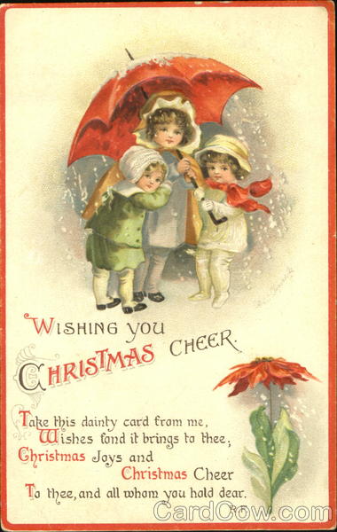 Wishing You Christmas Cheer Ellen Clapsaddle Children