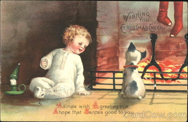 Wishing You Christmas Cheer Ellen Clapsaddle Children