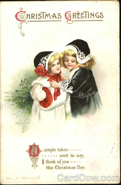 Christmas Greetings Ellen Clapsaddle Children