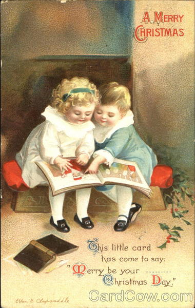 A Merry Christmas Ellen Clapsaddle Children